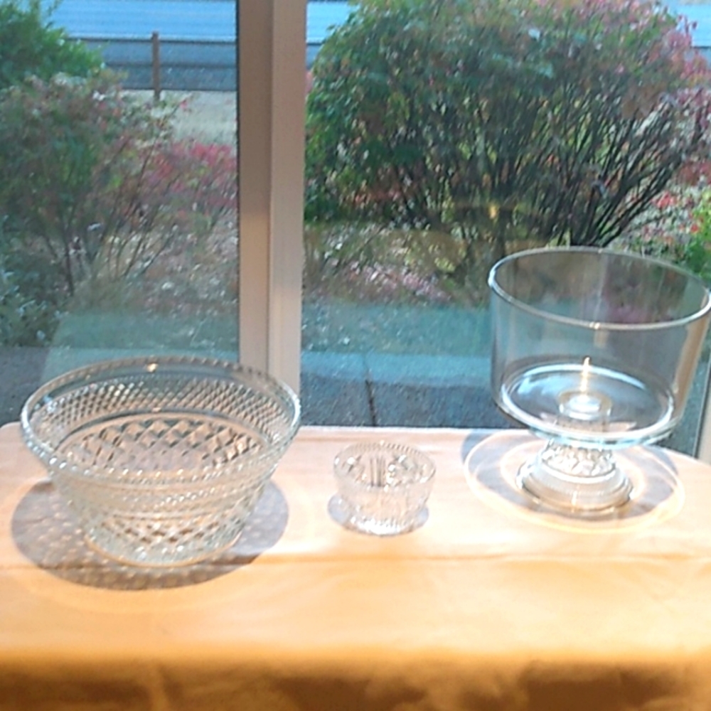 MCM Anchor Hocking Wexford Large serving bowls